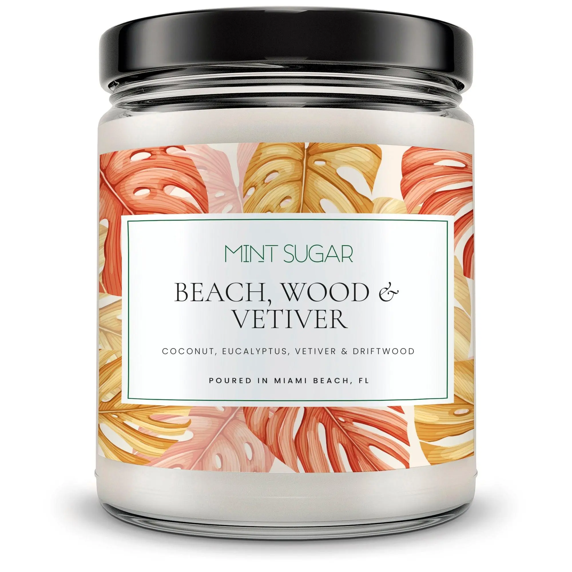 Beach Wood Vetiver Scent Candle