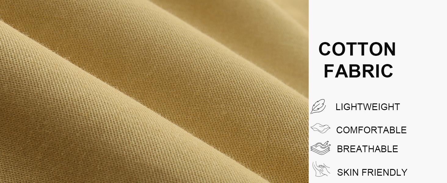 Boys Khaki Cotton Shorts,4 Pack Elastic Waist Drawstring Shorts with Pockets 4-16 Years