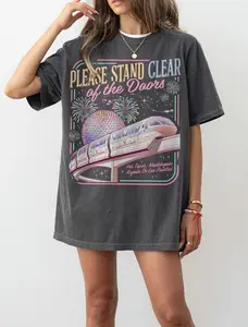 Comfort colors WDW Please Stand Clear Of The Doors Shirt, WDW Monorail Tee, WDW Family Trip Vacation Shirt, Magic Kingdom Trip Shirt