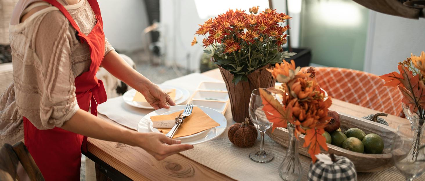 3 Pack Serving Tray with Handles, Stackable Reusable Trays for Serving Food, Plastic Serving Platters for Party, Charcuterie, Fruit, Appetizer, Cream Gold