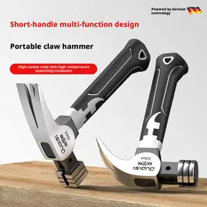Versatile All-in-One Hammer, New Model,German-Style Mini Head Claw Hammer, Forged Special Steel One-Piece Head, Heavy-Duty Household Nail Hammer