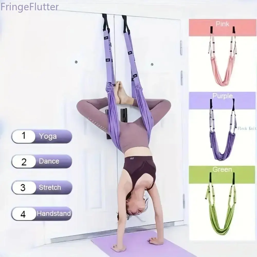 Yoga Stretching Rope – Premium Elastic Fitness Training Band for Home & Gym Use, Improves Flexibility, Strengthens Muscles & Enhances Posture, Ideal for Pilates, Stretching & Daily Workout