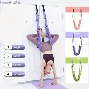 Yoga Stretching Rope – Premium Elastic Fitness Training Band for Home & Gym Use, Improves Flexibility, Strengthens Muscles & Enhances Posture, Ideal for Pilates, Stretching & Daily Workout