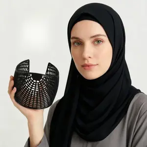 Muslim Women’s Hijab Non-Slip Headband with Grip Patch, Invisible No-Slip Underscarf Accessory, Secure Hold for Daily Wear, Commuting, Outdoor Sports and Casual Use