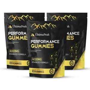 UltimaPeak Performance Gummies - Natural Energy and Focus 4000MG Advanced Formula 90-Day Supply