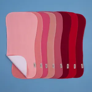 Set of 8 Muslin Baby Burp Cloths, Gentle And Highly Absorbent, Gender-Neutral Bibs And Towels, Airy Spit-Up Cloths for Feeding, Nursing, And Drooling Baby Girls