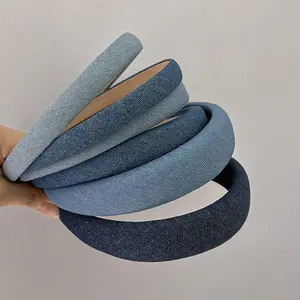 Denim Colored Headbands