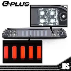 Fit For 99-2016 F-250 Super Duty Smoke LED Third 3rd Brake Tail Light Cargo Lamp Upgraded Version