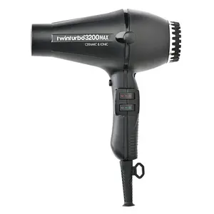 Twin Turbo Power 3200 Max Ceramic & Ionic Black