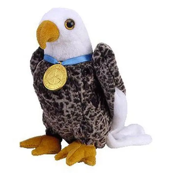 TY Beanie Baby - VALOR the Eagle (Internet Exclusive) (6 inch) (2003) MWMTs