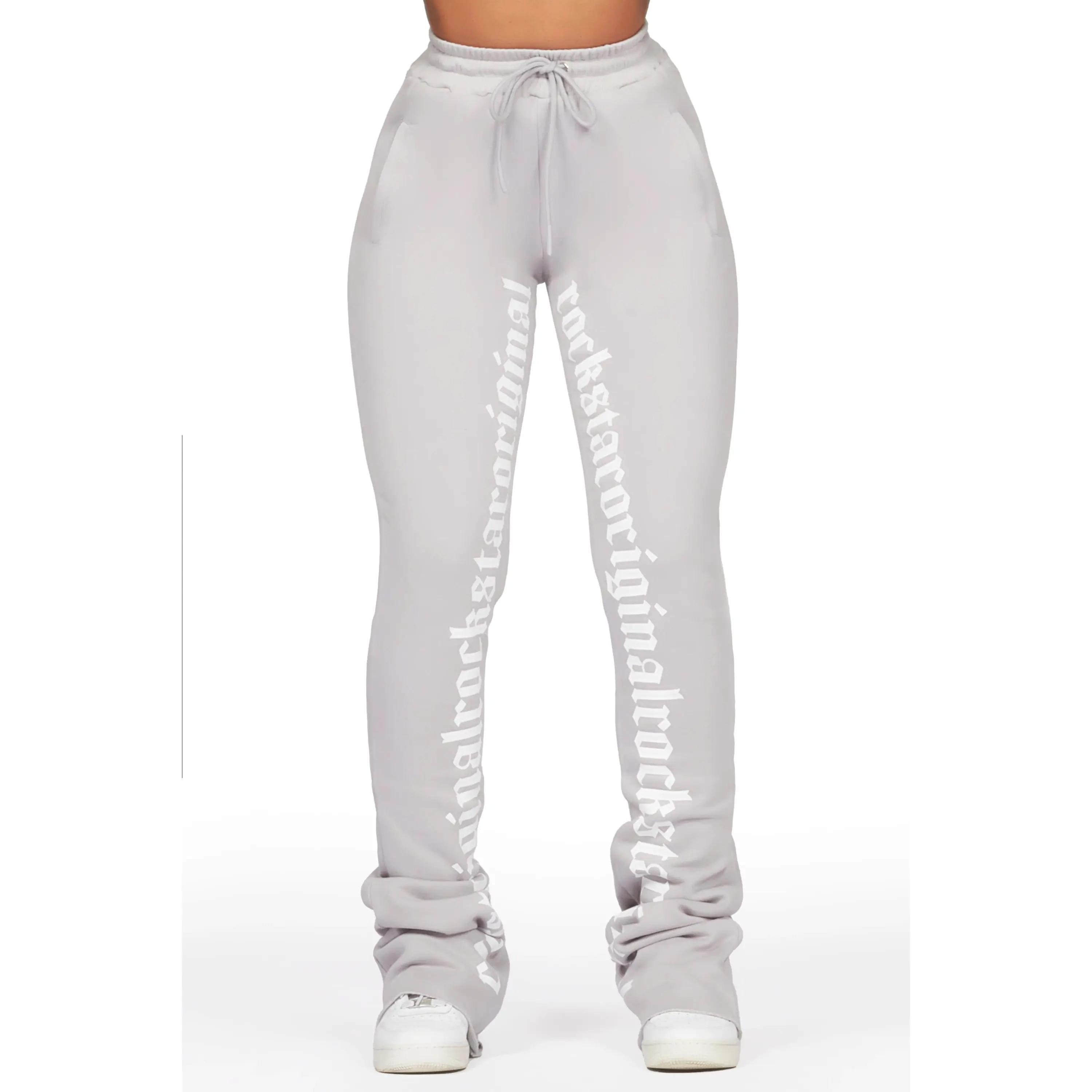 Blakely Heather Grey Super Stacked Pant Blakely Heather Grey Super Stacked Pant