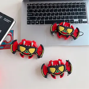 1 Dark Kiva Transformer Earphone Case,Cute wireless Bluetooth earphone case, drop resistant, durable and stylish accessory, Earphone Protective Cover, Protection, suitable for AirPods pro3/3/4/pro/pro2(Different models may have different shapes)