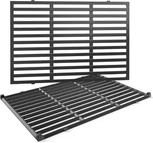Uniflasy Grill Parts for Weber Spirit e310, 17.5" Grill Grates for Weber Spirit 300 and Spirit II 300, Spirit E/S310 E/S315 320 330 SP320, Spirit 700, Genesis 1000-3500, Gold & Silver B/C Gas Grill, 7638 7639
