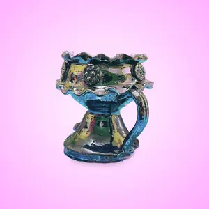 Resin incense burner 4.5 inch with handle styles vary