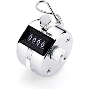 TC-04 Handheld Tally Counter, tal Pitch Counter Clicker, Mechanical Lap Counter, Taiwan Made Heavy Duty Counter