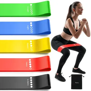 Thickened Resistance Band Yoga Exercise Loop, Rubber Power Training Hip Lift Elastic Circle, Quick Glute Workout Tool