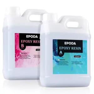 1 Gallon Epoxy Resin Kit - Crystal Clear Epoxy Resin Kit & Hardener for DIY Art, Mold Casting, Jewelry Making, Coasters, Table Top, Countertop Coating - Food Safe, Heat & UV Resistant