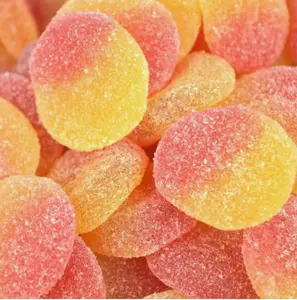 Jelly Peach Candy 1/2LB Bag