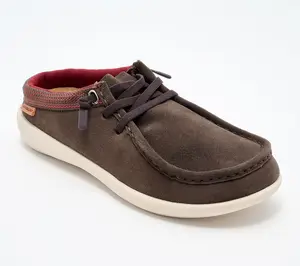 Revitalign Orthotic Suede Mules - Carefree Bluff