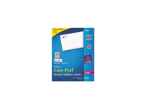 Avery Easy Peel Mailing Address Labels Laser 2/3 x 1 3/4 White 6000/Pack 5155