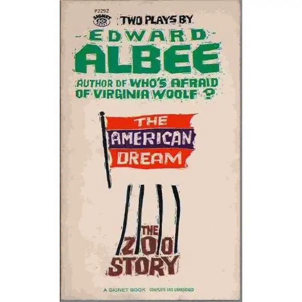 USED-The American Dream and The Zoo Story - Two Plays by Edward Albee (Paperback)