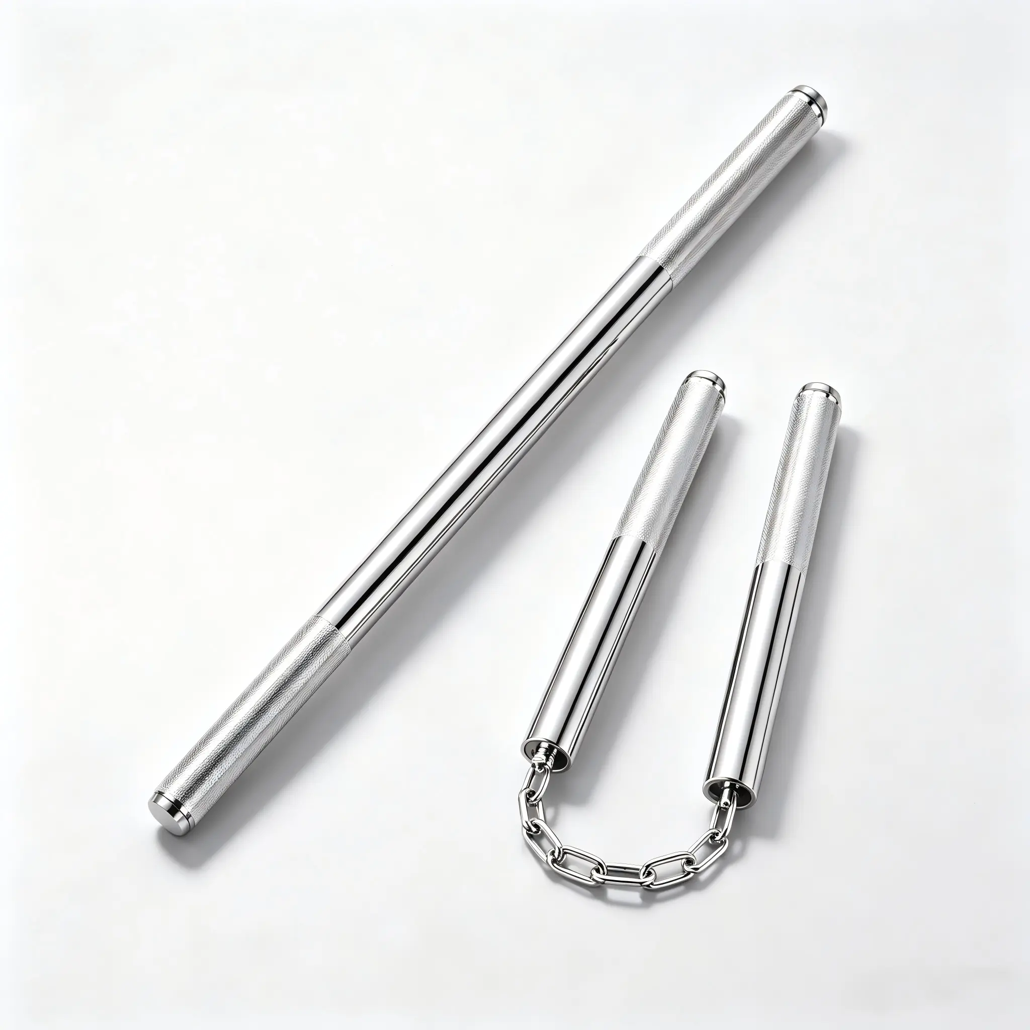 2-in-1 Connectable Training Sticks - 55cm, Balanced Weight, Non-Slip Grip, Detachable Link, Beginner-Friendly Practice & Performance Tool (Sports & Outdoor Leisure Recreation Equipment)