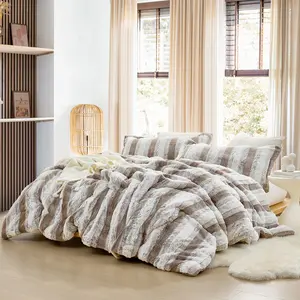 Layers on Layers Chunky Bunny - Coma Inducer Oversized Comforter Set - Taupe Gray