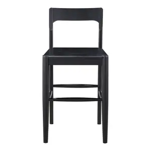 Moes Home Counter Stools Owing Black  Mid-Century Modern Furniture