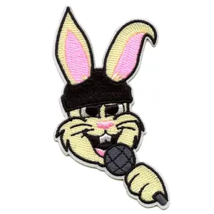 B-Rabbit 8 Mile Patch Detroit Hip Hop Rapper Embroidered Iron On