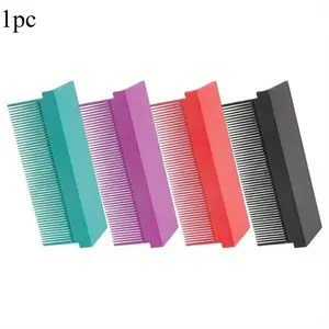 1pc Barber Straightening Comb Attachment For Hair, Hair Straightener Comb, Hair Straightening Comb Attaches To Flat Iron For Low And High Temperature, Styling Comb For Hair Stylist Tool, Hot Comb