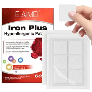 Elaimei Iron Supplement Patches 60pcs/box, Suitable for Men & Women, Daily Home Care, Adds Essential Iron Elements