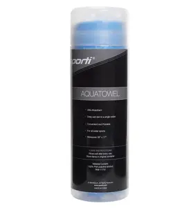 SPORTI Large Chamois Sports Towel, 26x17 in, Ultra-Absorbent (Absorbs Fast), Anti-Microbial, 100% Soft Polyvinyl, Hand Wash Only