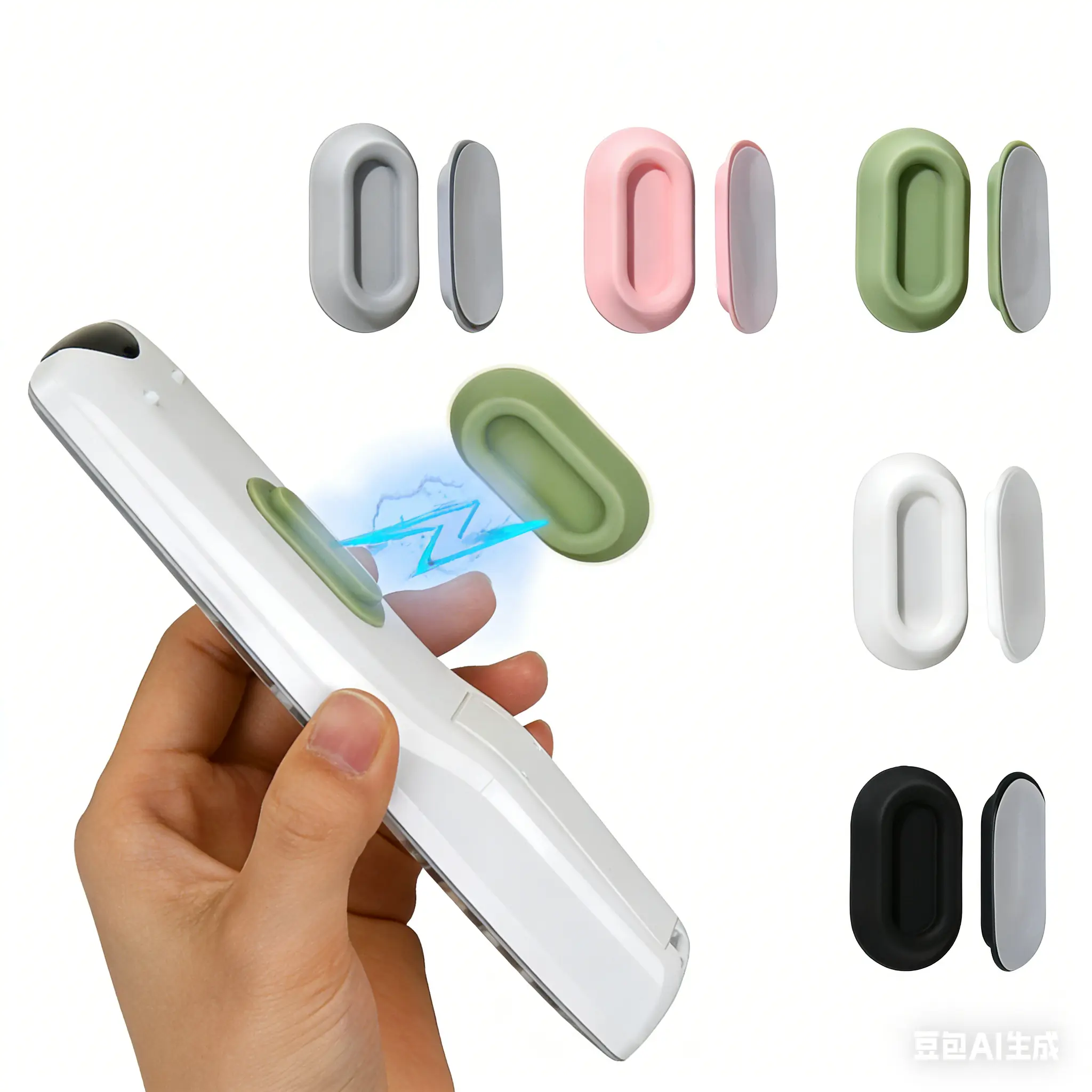 5 Pack Magnetic Remote Control Holder – Upgraded Silicone Magnetic Wall Mount for TV, Fan & Air Conditioner Remotes – Self-Adhesive, No-Drill Remote Control Holder Wall Mount