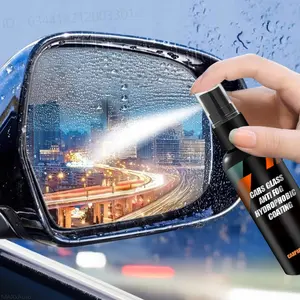 Universal Glass Anti-rain For Cars Water Repellent Fortify Hydrophobic Coating Car Windshield Rearview Mirror Glass Enhanced Visibility Spray Rainproof Agent For Car Care Protective Coating Car Windshield Spray