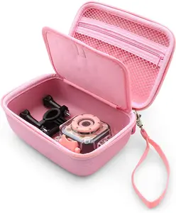 Kids Action Camera Case Fits PROGRACE Ourlife Dragon Touch Kidicam Waterproof Video Recorders - Durable Travel Storage Case Only