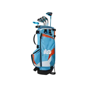 Vice Junior 6-piece Golf Set for Ages 4-8 Includes 44-49" Clubs in Blue & Orange Bag