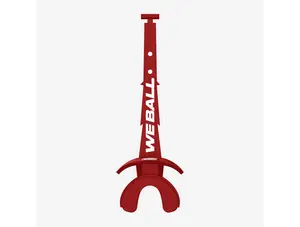 HYPR-FLOW MOUTHGUARD (CARDINAL RED) WITH LIGHTNING BOLT GRIP BITE PADS AND BREATHING HOLE FOR YOUTH Protective Gear