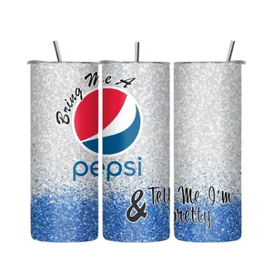 Pretty Tumbler - Buy me a Pepsi and Tell me I'm Pretty custom tumbler day tumbler portable tumbler travel water reusable Drinkware Cup Mug Beverage washable tumbler design tumblers drinkware cup