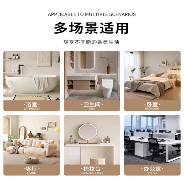 Sea Salt Breeze Reed Diffuser 6.08 fl oz  - High-end Home Furnishing and Bedroom Diffuser with Long-lasting Fragrance Diffusion and Large Capacity