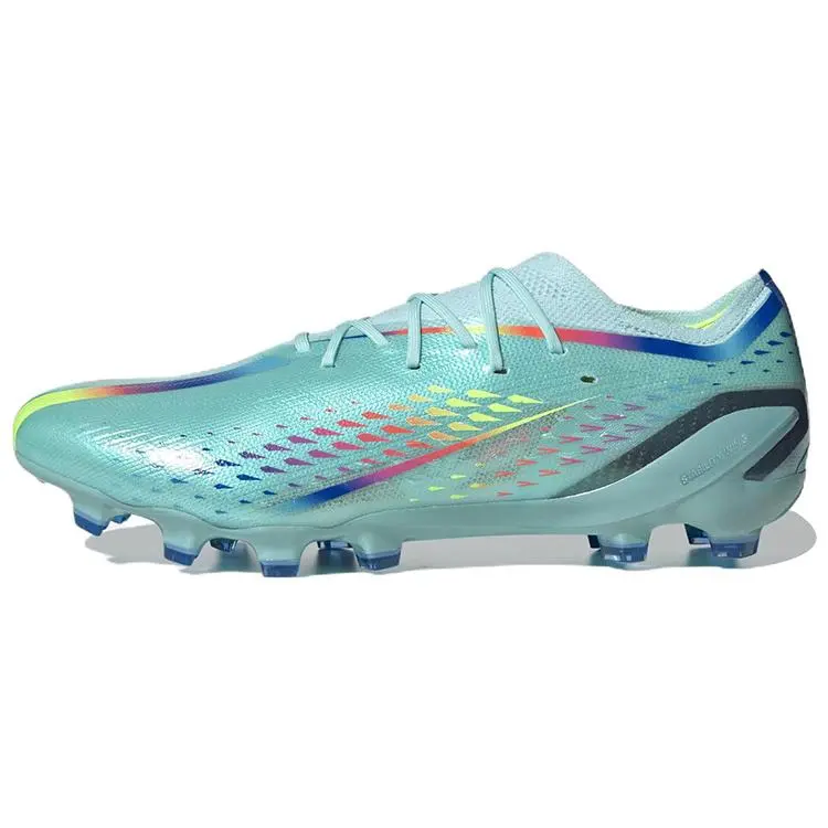 Adidas X Speedportal.1 AG Al Rihla Pack Clear Aqua' Durable Non-slip Soccer Cleats Men's GW8424