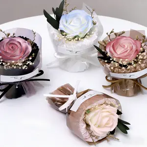 Mini Rose Soap Eternal Flower, Fragrant Biomimetic Flower, Valentine's Day Gift