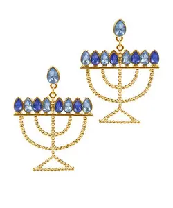 Hanukkah Candle Drop Earrings