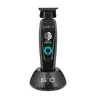 StyleCraft Saber Trimmer - Professional Cordless Hair Trimmer with Full Metal Body and Digital Brushless Motor in Black