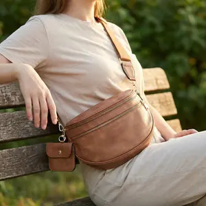 Large Casual Crossbody Bag for Women Ladies' Saddle Bag Girls Sling Bag with Adjustable Strap and Coin Purse | bumbag  everyday bag Versatile Bag