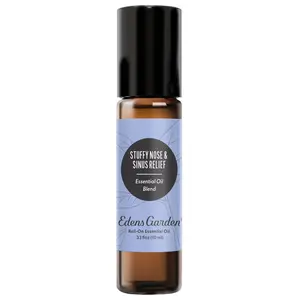 Stuffy Nose & Sinus Relief Essential Oil Roll-On- Best For Relieving Pressure & Clearing Nasal Passages