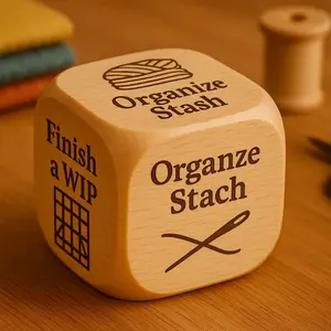 Handmade Wooden Decision Dice, Interactive Board Game Props, Party & Game Night Entertainment Dice