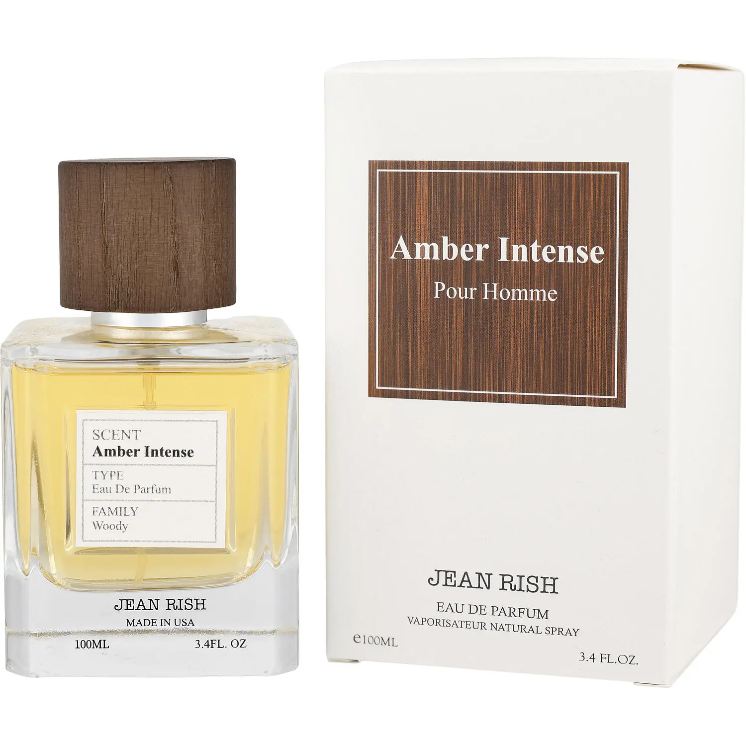 Jean Rish Amber Intense By Jean Rish Eau De Parfum For Men