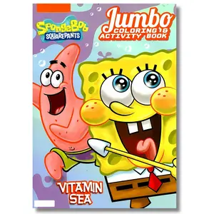 Spongebob Squarepants Coloring Book | Sponge Bob Coloring Books | Spongebob Jumbo Activity Book | Spongebob Book | Multicolor | (Cover May Vary) Games Puzzles Mazes