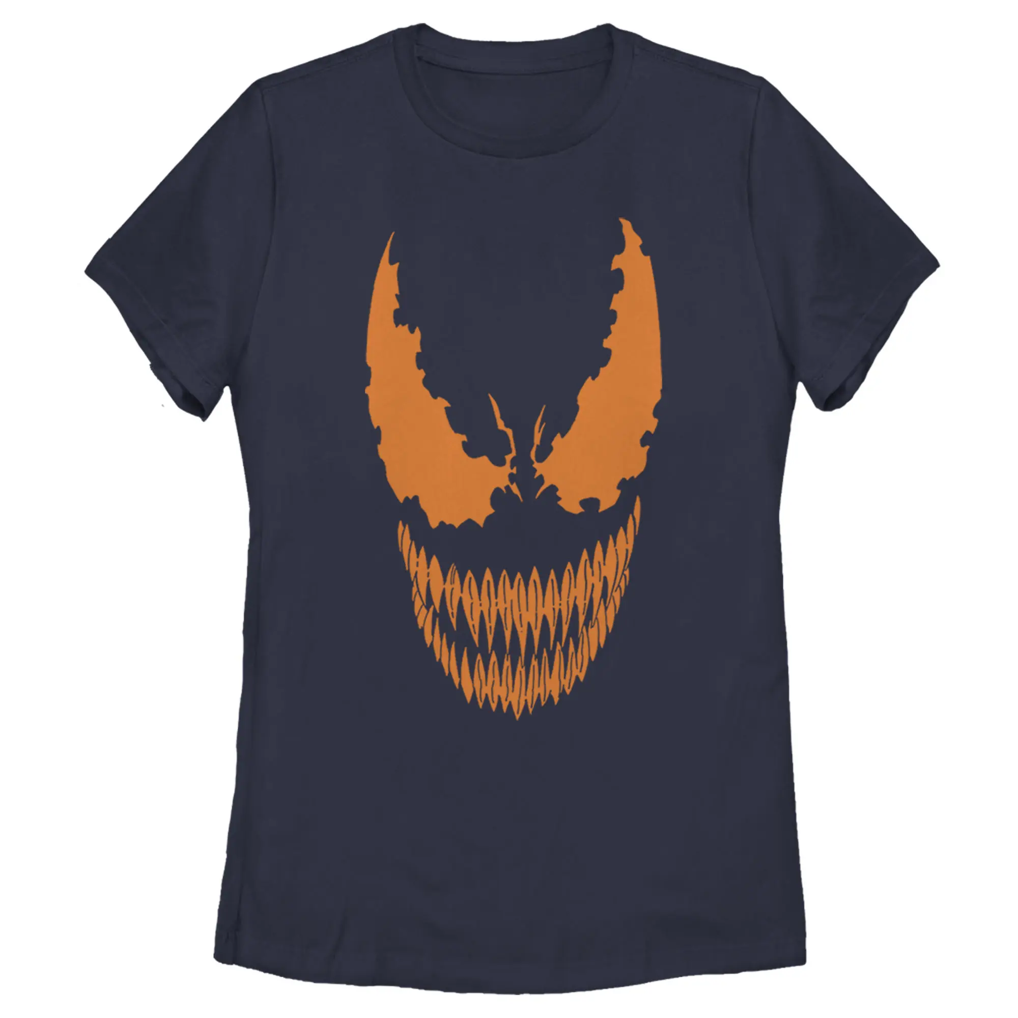 Women's Marvel Halloween Venom Scary Face Costume T-Shirt