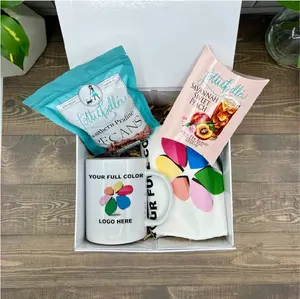 Custom Business Company Logo, Corporate Gift Box Basket 5